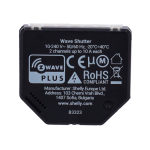 Shelly SH-SL-WAVE-SHUTTER Relé Shelly Wave Shutter - Controlador de persianas / toldos - Relé de 2 canales