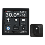 Shelly SH-WALL-DISPLAY-B-BLUHT-B Shelly Wall Display Negro + BLU H&T Negro - Pantalla táctil capacitiva de 4" a color
