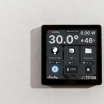 Shelly SH-WALL-DISPLAY-B-BLUHT-B Shelly Wall Display Negro + BLU H&T Negro - Pantalla táctil capacitiva de 4" a color
