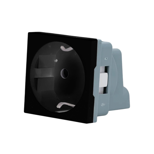 Shelly SH-WALL-DISPLAY-SOCKET-B Shelly Socket for Wall Display Stand Black - Módulo de alimentación para uso en sobremesa -