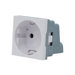 Shelly SH-WALL-DISPLAY-SOCKET-W Shelly Socket for Wall Display Stand White - Módulo de alimentación para uso en sobremesa -