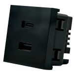 Shelly SH-WALL-DISPLAY-USB-B Shelly USB charger for Wall Display Stand Black - Alimentación estable para Shelly Wall