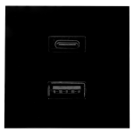 Shelly SH-WALL-DISPLAY-USB-B Shelly USB charger for Wall Display Stand Black - Alimentación estable para Shelly Wall