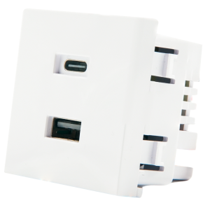 Shelly SH-WALL-DISPLAY-USB-W Shelly USB charger for Wall Display Stand White - Alimentación estable para Shelly Wall
