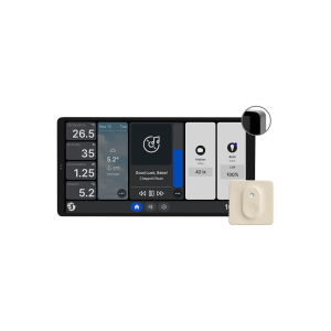 Shelly SH-WALL-DISPLAY-X2-S-BLUHT-I Shelly Wall Display X2 + BLU H&T Ivory - Pantalla táctil 6,95" a color para control -
