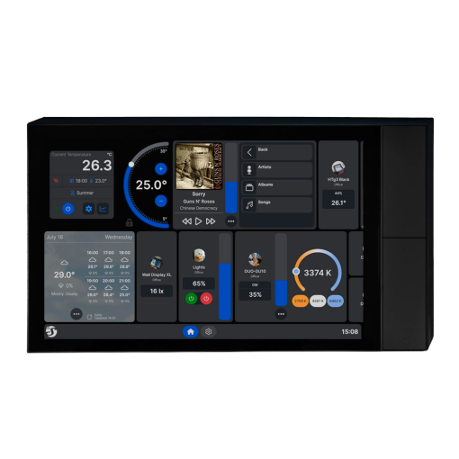 Shelly SH-WALL-DISPLAY-XL-B Shelly Wall Display XL Negro - Pantalla LCD capacitiva de 10.1" Full HD - Sensor de