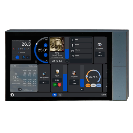 Shelly SH-WALL-DISPLAY-XL-SL Shelly Wall Display XL Gris - Pantalla LCD capacitiva de 10.1" Full HD - Sensor de