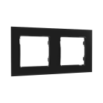 Shelly SH-WALL-FRAME-2-B Shelly Wall Frame 2 - Marco embellecedor doble para estética limpia - Permite agrupar dos