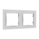 Shelly SH-WALL-FRAME-2-W Shelly Wall Frame 2 - Marco embellecedor doble para estética limpia - Permite agrupar dos