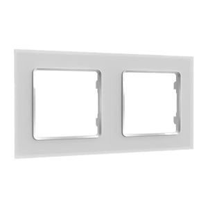 Shelly SH-WALL-FRAME-2-W Shelly Wall Frame 2 - Marco embellecedor doble para estética limpia - Permite agrupar dos