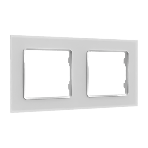 Shelly SH-WALL-FRAME-2-W Shelly Wall Frame 2 - Marco embellecedor doble para estética limpia - Permite agrupar dos