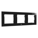 Shelly SH-WALL-FRAME-3-B Shelly Wall Frame 3 - Marco embellecedor triple para estética limpia - Permite agrupar dos