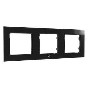 Shelly SH-WALL-FRAME-3-B Shelly Wall Frame 3 - Marco embellecedor triple para estética limpia - Permite agrupar dos