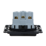 Shelly SH-WALL-SOCKET-B Shelly Wall Socket EU Negro - Monitoreo preciso del consumo eléctrico local - Soporta cargas