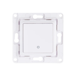 Shelly SH-WALL-SWITCH-1-W Shelly Wall Switch 1 - Pulsador único para control de un canal - Compatible Shelly Plus i4