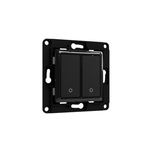 Shelly SH-WALL-SWITCH-2-B Shelly Wall Switch 2 - Doble pulsador para control de dos canales - Compatible Shelly Plus i4