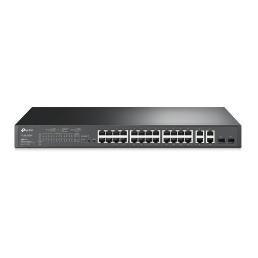 TP-Link SL2428P Switch L2+ con 24 puertos PoE+ y 2 puertos combo