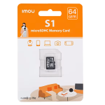 Imou ST2-64-S1-IMOU Tarjeta microSD Imou - Capacidad 64 GB - Clase 10 | Velocidad R/W: 95/38 MB/s - Ciclos E/P: