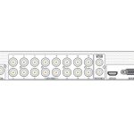 TVT TD-2116NE-HP Grabador DVR 5en1 16CH 8MP + 8IP 8MP E/S Audio 2HDD TVT