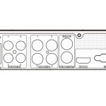 TVT TD-2704NS-HP-H Grabador DVR 5en1 4CH 8MP + 2IP Audio 4/1 Alarma 4/1 1HDD VCA TVT