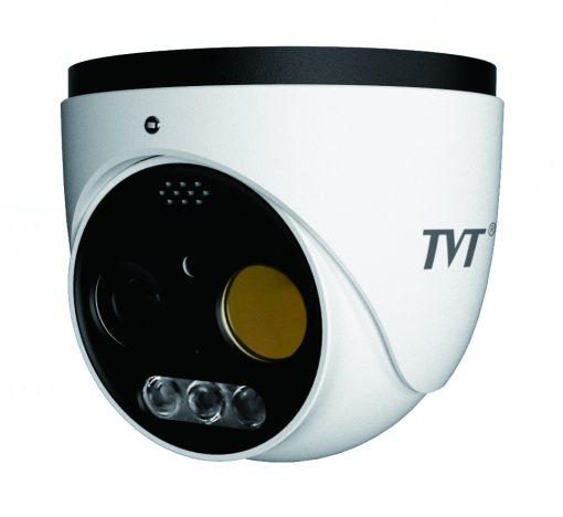 TVT TD-5525E1-VT1(7/PE) Cámara térmica Dual Turret IP Lente térmico de 7mm y Lente Óptico de 8mm