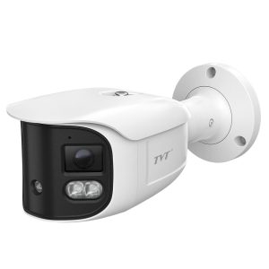 TVT TD-9482E3B-DP(D/PE/AW3) Cámara Bullet IP 8MP lente dual para Splicing (cosido) de imágenes IR30
