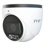 TVT TD-9545C2(D/AZ/PE/AW3) Cámara Turret IP 4MP 2.8-12mm Iluminación Dual Luz Blanca IR40 WDR120 Audio MIC IP67 TVT