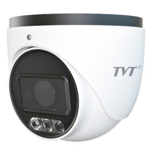 TVT TD-9545C2(D/AZ/PE/AW3) Cámara Turret IP 4MP 2.8-12mm Iluminación Dual Luz Blanca IR40 WDR120 Audio MIC IP67 TVT
