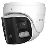 TVT TD-9585E3B-DP(D/PE/AW3) Cámara turret IP 8MP Lente Dual 2.8mm NDAA Audio Alarma Cosido de imágenes