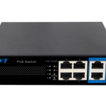 TVT TD-B2204S1-PEU Switch PoE de 4 puertos 10/100 +2 Puertos RJ45 10/100 con IA