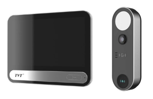 TVT TD-KIT-VP/PE/WF Kit videoportero IP WiFi Video Doorbell 2MP + Pantalla Táctil Wifi 7" TVT