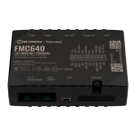 Teltonika TK-FMC640 Tracker profesional para vehículos - Conexión cableado interno - Instalación oculta bajo
