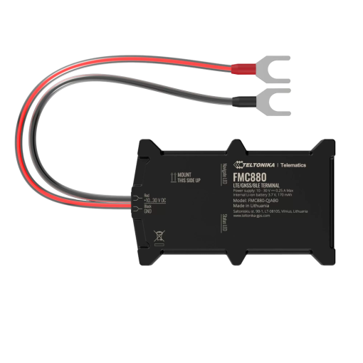 Teltonika TK-FMC880 Tracker Plug & Play para vehículos - Conexión batería de vehículo - Instalación oculta