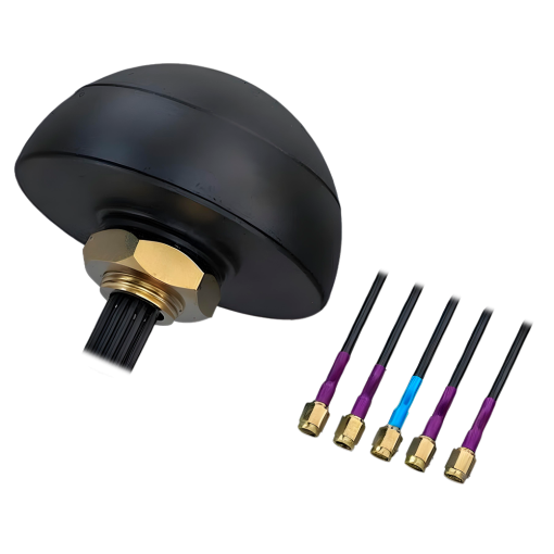 Teltonika TK-PR1KCL28 Teltonika Antena - Antena Combo Quad (4x LTE MIMO + 1x GNSS) - 5x Conectores SMA Macho de alta