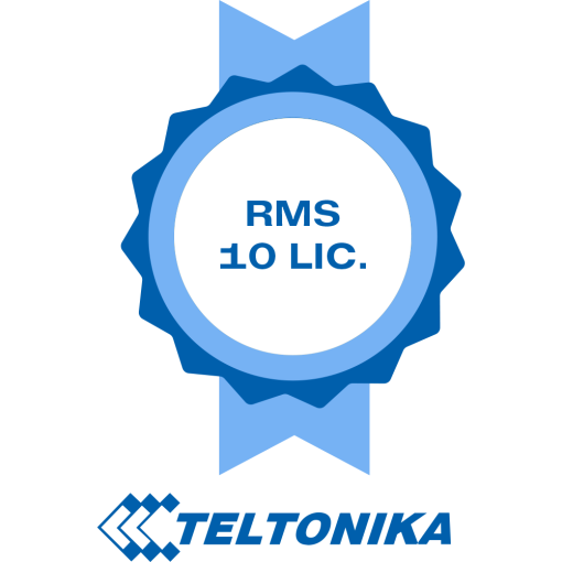 Teltonika TK-RMS-10LIC Licencias Plataforma Teltonika RMS - Pack de 10 Licencias (Créditos) - Monitorización remota