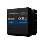 Teltonika TK-RUT200 Router Industrial 4G LTE Cat 4 (150/50 Mbps) - Punto de acceso Wi-Fi 4 para hasta 50 usuarios