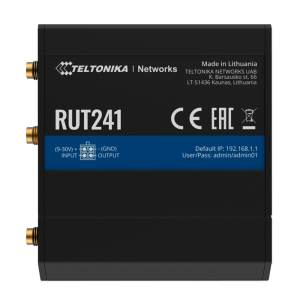 Teltonika TK-RUT241 Router Industrial 4G LTE Cat 4 (150/50 Mbps) - Conectividad Wi-Fi 4 con modo Punto de Acceso -