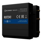 Teltonika TK-RUT241 Router Industrial 4G LTE Cat 4 (150/50 Mbps) - Conectividad Wi-Fi 4 con modo Punto de Acceso -