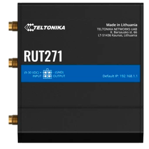 Teltonika TK-RUT271 Router Industrial 5G RedCap SA y 4G LTE Cat 4 - Resiliencia con Dual SIM - Conectividad Wi-Fi
