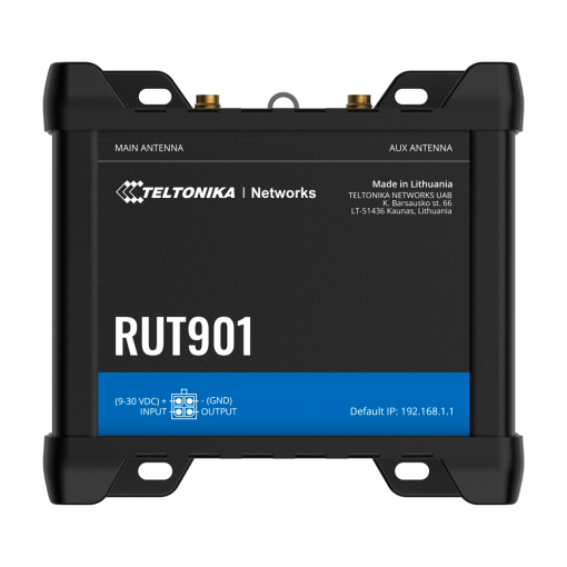 Teltonika TK-RUT901 Router Industrial 4G LTE Cat 4 (150/50 Mbps) - Resiliencia con Dual SIM y failover automático