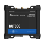Teltonika TK-RUT906 Router Industrial 4G LTE Cat 4 (150/50 Mbps) - Interfaces seriales RS232 y RS485 integradas -