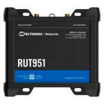 Teltonika TK-RUT951 Router Industrial 4G LTE Cat 4 (150/50 Mbps) - Conectividad Wi-Fi con función de Hotspot -