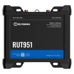 Teltonika TK-RUT951-POE+ Router Industrial 4G LTE Cat 4 (150/50 Mbps) - 3 Puertos PoE+ 802.3af/at de hasta 30W cada uno