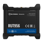 Teltonika TK-RUT956 Router Industrial 4G LTE Cat 4 (150/50 Mbps) - Interfaces Seriales RS232 y RS485 integradas -