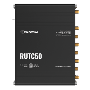Teltonika TK-RUTC50 Router Industrial Teltonika 5G y Wi-Fi 6 - Velocidades 5G ultra-altas de hasta 3,4 Gbps -