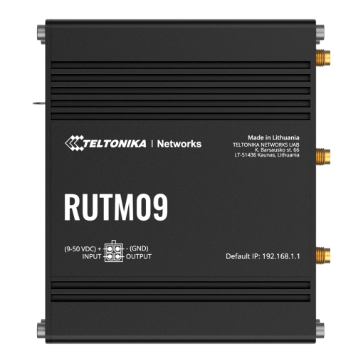 Teltonika TK-RUTM09 Router Industrial 4G LTE Cat 6 hasta 300 Mbps - Resiliencia con Dual SIM y failover automático