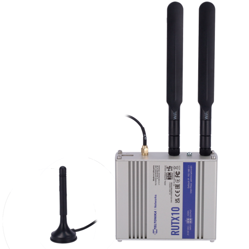 Teltonika TK-RUTX10 Teltonika Router Industrial Wi-Fi de alta gama - Wi-Fi 5 Wave 2 Dual-Band hasta 867 Mbps - 4