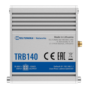 Teltonika TK-TRB140 Teltonika Gateway Industrial 4G LTE Cat 4 - Failover automático entre móvil y cableado -