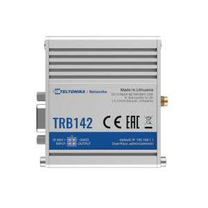 Teltonika TK-TRB142 Teltonika Gateway Industrial 4G LTE Cat 1 - Conectividad fiable con 4G LTE de bajo consumo -