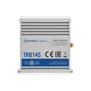 Teltonika TK-TRB145 Teltonika Gateway Industrial 4G LTE - Conectividad fiable con 4G LTE Cat 1 - Interfaz serie